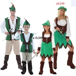 優選 萬聖節服裝 綠野仙蹤 鐵皮人衣服 COS愛爾蘭精靈 羅賓漢 小飛俠 獵人服裝 兒童變裝