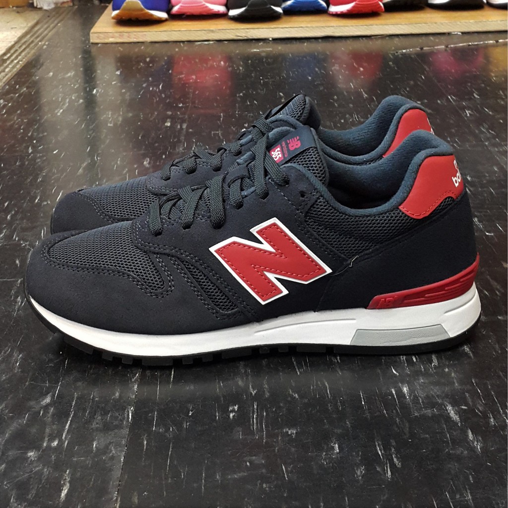 new balance nb 565 ML565NTW 藍色 深藍色 紅色 藍黑色 麂皮 網布 慢跑鞋 75折優惠中