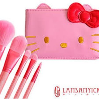 絕版品 異想 ㍿ ◕౪◕。 ↝ LSY 林三益 粉紅Hello Kitty彩妝刷具組 全新