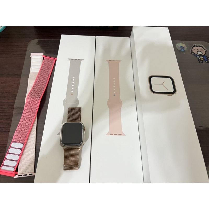apple watch 4 (GPS+行動網路）二手 金40mm