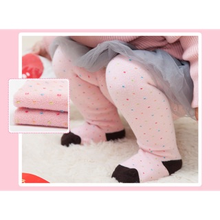 預購*嬰兒小童可愛彩色點點繽紛褲襪