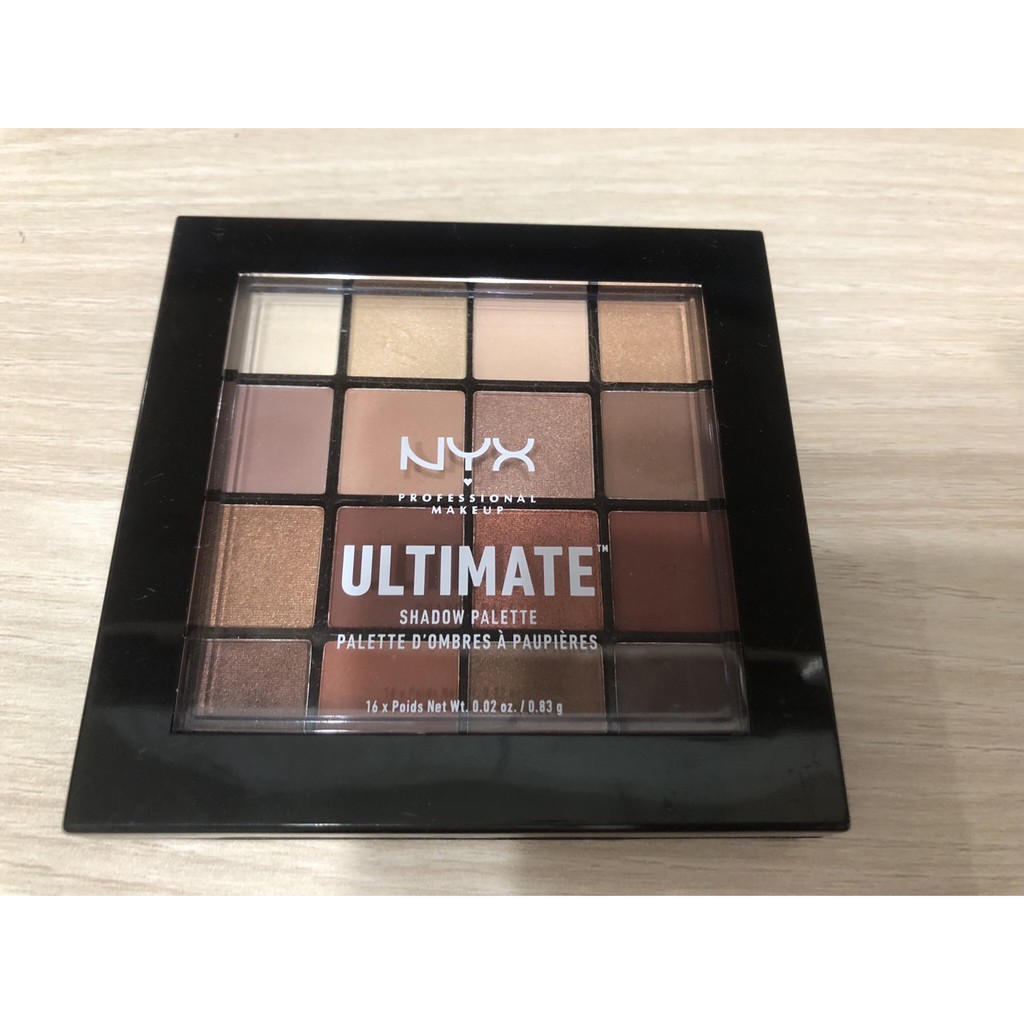 NYX USP03 Warm Neutrals 眼影盤