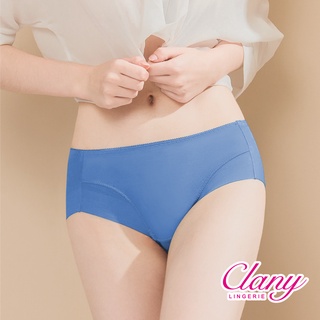 可蘭霓Clany 無痕透氣超健康竹炭包臀中腰M-XL內褲 英國藍 2156-55 抑菌 消臭