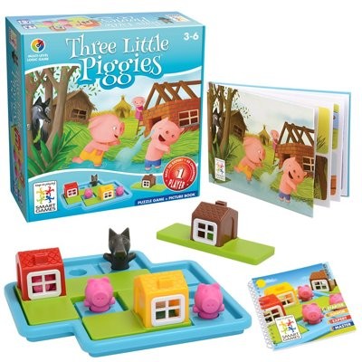【玩具倉庫】【和誼】SMART GAMES 三隻小豬→ 桌遊 桌上 益智 遊戲 親子 互動 同樂 玩具