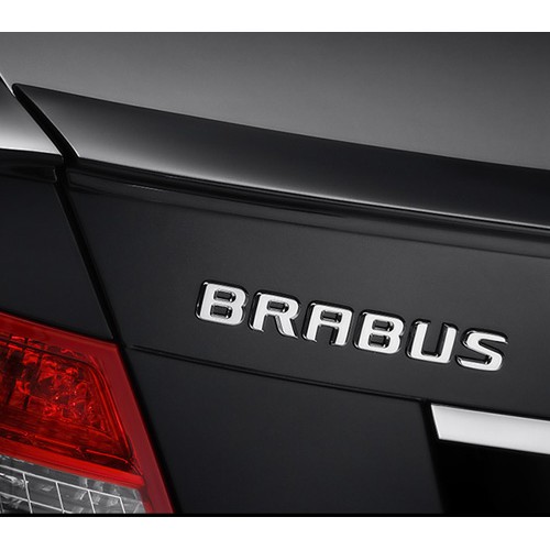【JR 佳睿精品】Benz 賓士 C-Class W205 BRABUS 電鍍銀 後車廂 字體 字貼 標誌 標誌 貼紙