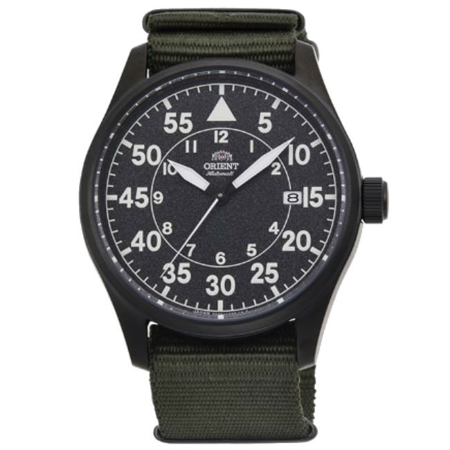 ORIENT 東方錶 (RA-AC0H02N) WATER RESISTANT 飛行機械腕錶/黑面 42.4mm