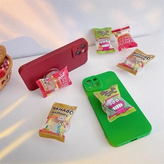 BoKi♡︎蠟筆小新巧克力餅乾 軟糖 熊熊軟糖造型手機支架