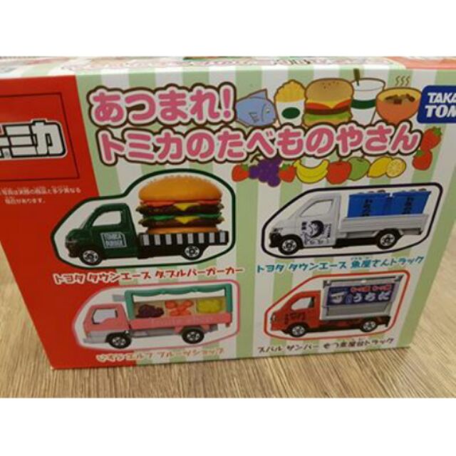 🎉現貨🎉Tomica 食物小車組*4台