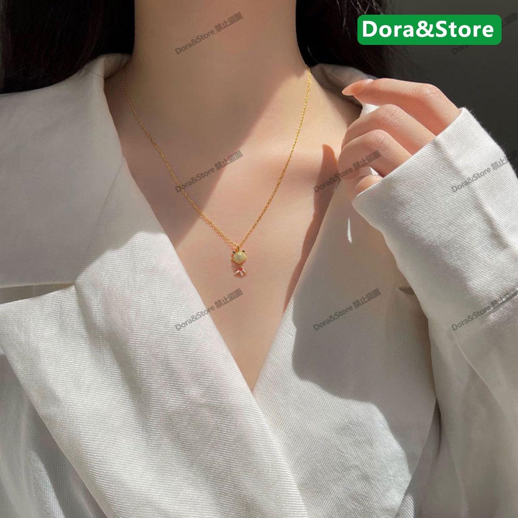 品牌特賣 S925純銀項鍊女鎖骨鍊吊墜年年有余小金魚氣質輕奢生日禮物 B11h 蝦皮購物