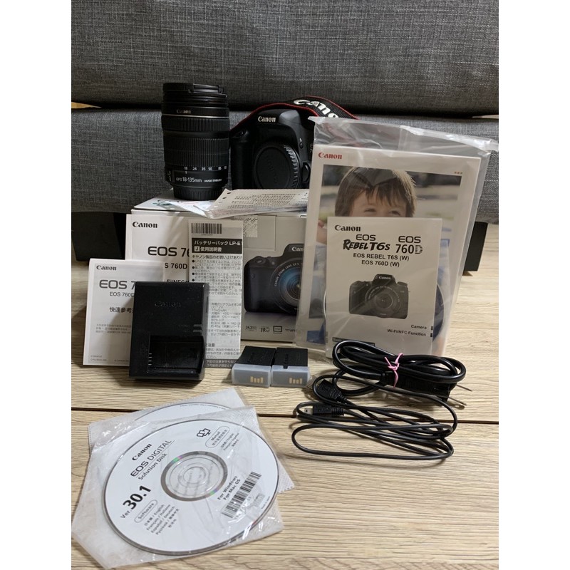 canon 760d + efs 18-135mm kit組