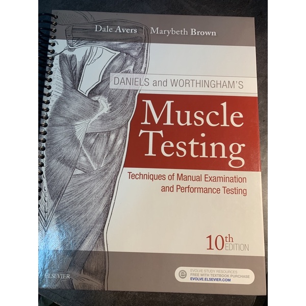 MMT-Daniels and Worthingham's Muscle Testing 10th二手 物理治療