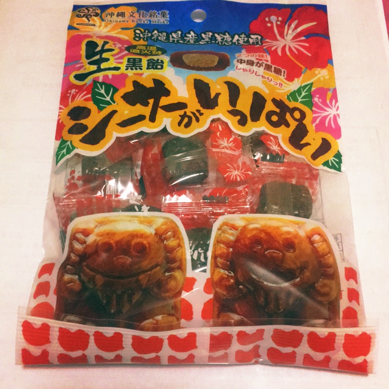 預購+現貨*日本🇯🇵沖繩 黑糖 風獅爺 黑糖飴 雙層口感