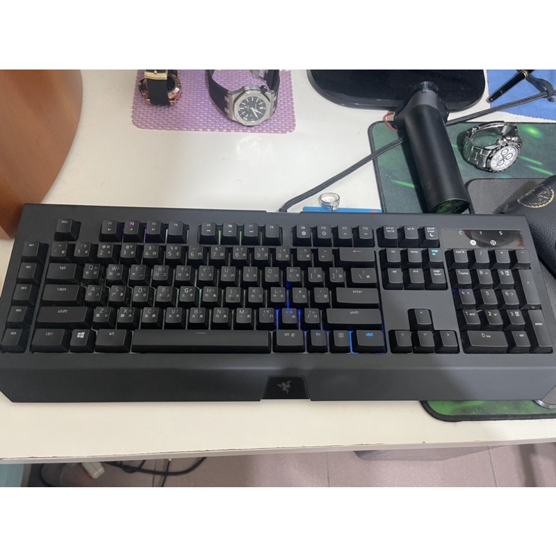 Razer雷蛇 BLACKWIDOW CHROMA V2黑寡婦蜘蛛終極版機械式鍵盤|綠軸中文