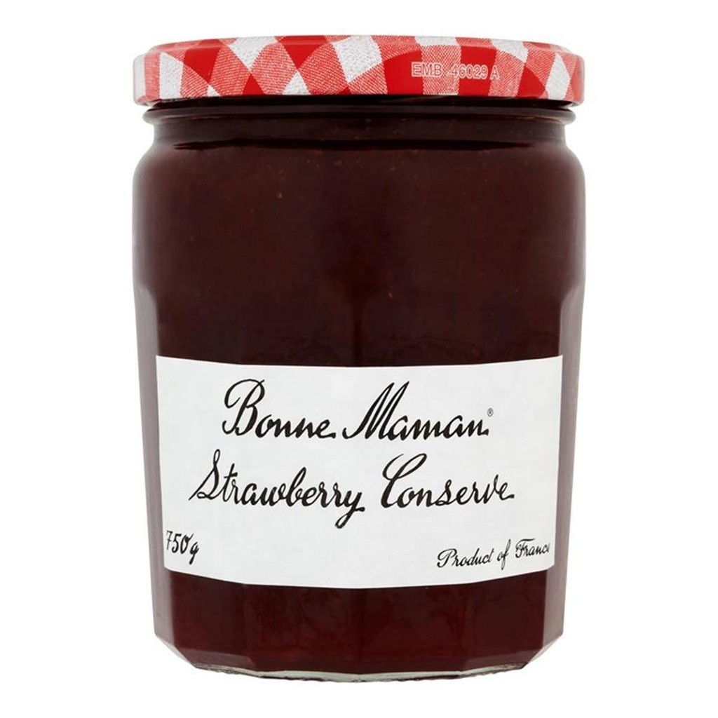 Bonne Maman 玻璃罐草莓果醬 750g 三明治 野餐 抹醬 台灣好市多 法國【Suny Buy】