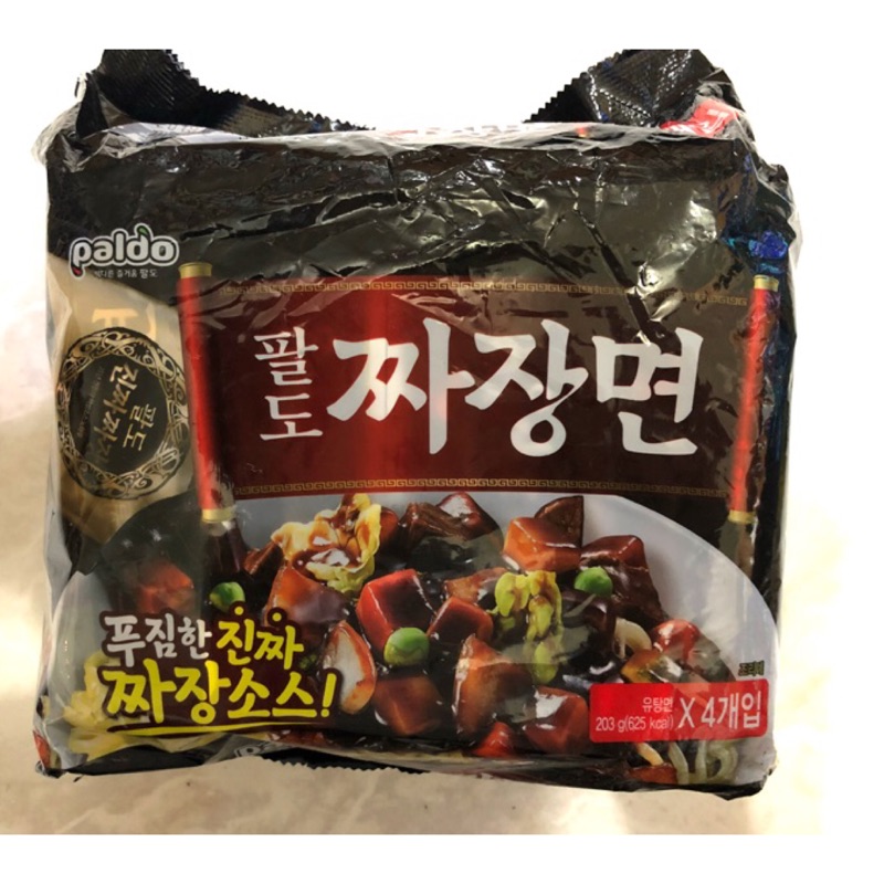 韓國 八道 Paldo 炸醬麵 一袋四包入 詐醬麵 韓國炸醬麵