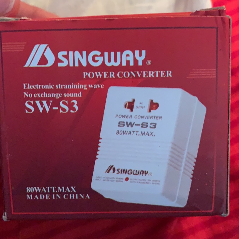 SingWay 80W功率 雙向 變壓器 220V轉110V 220轉110國內外轉換器
