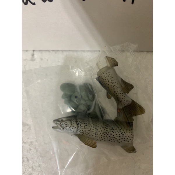 Yujin 原色淡水魚圖鑑公仔清流鱒魚水族館鰻魚觀賞魚淡水魚熱帶魚鯰魚金魚扭蛋擬真動物 蝦皮購物