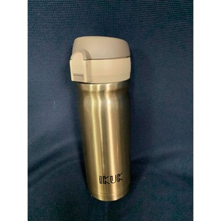 IKUK 艾可陶瓷保溫真空雙層內陶瓷保溫杯300ml-彈蓋金 IKPI-300CU