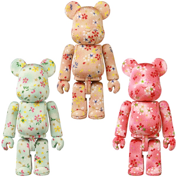 The Nir 精選 Be Rbrick 柿沼人形 木目込み江戶木目邊人形3色一組庫柏力克熊17 5cm 蝦皮購物