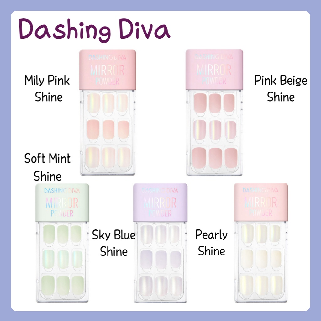 [Dashing Diva] 韓國休閒閃亮指甲技巧 -5 種