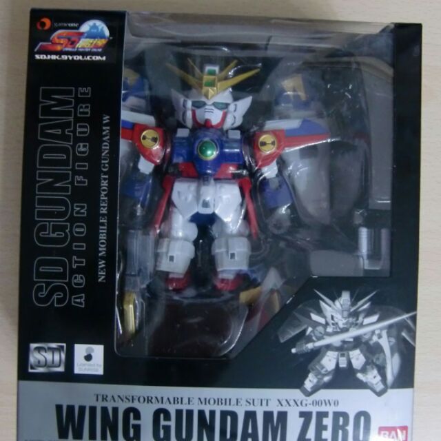 SD Gundam Action Figure 零式高達 飛翼鋼彈 sdgo