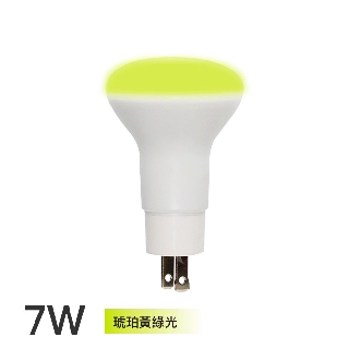 【TOYAMA特亞馬】LED 光控自動 防蚊燈泡 7W 琥珀色（黃綠光）插頭型