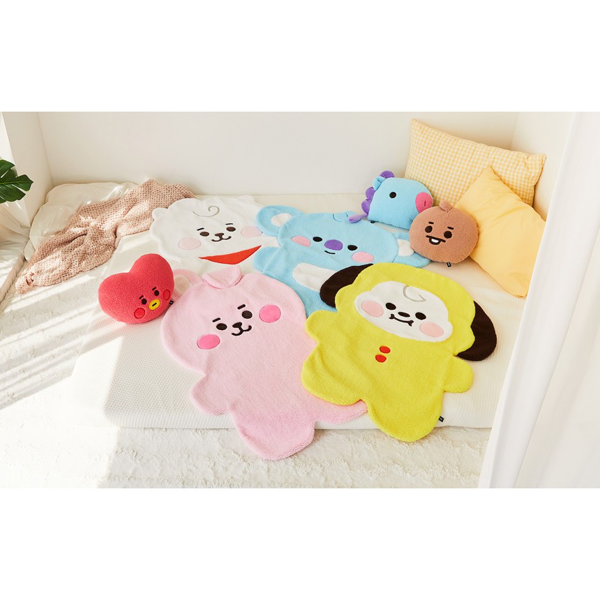 〔韓國代購〕BT21 × LINE FRIENDS 寶寶 BOUCLE系列 毛毯 抱枕 嬰兒 絨毛