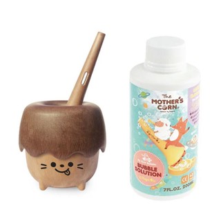 Mother's Corn 小木森林兒童泡泡玩具(款式隨機出貨)+超多泡泡補充罐(200ml)【麗兒採家】