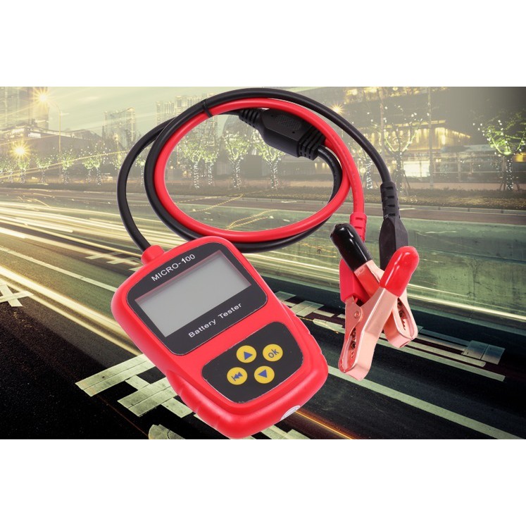 Micro 100 最新版汽車電瓶檢測器電瓶內阻量測充電系統測試起動系統測試 蝦皮購物