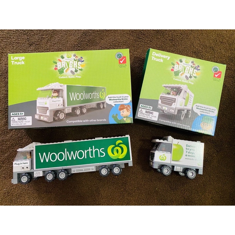Woolworths 送貨卡車 樂高 - 澳洲打工渡假必收藏