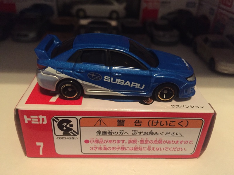多美小汽車tomica No 7 速霸陸subaru Impreza Wrx Sti 4door Group R4盒損 蝦皮購物