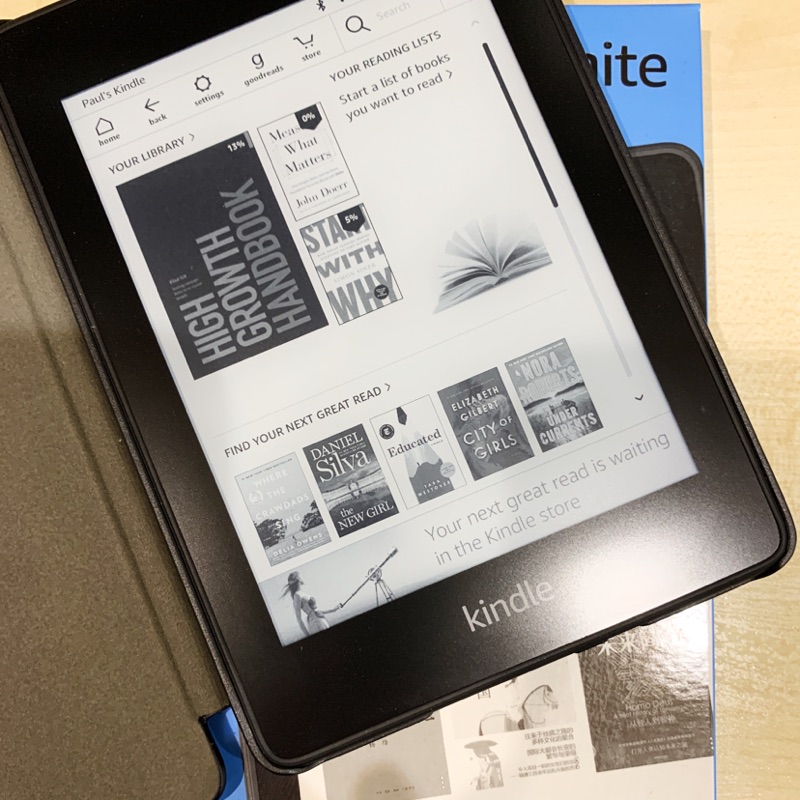 📖二手極新 Amazon 亞馬遜 Kindle Paperwhite 電子閱讀器(贈保護殼）