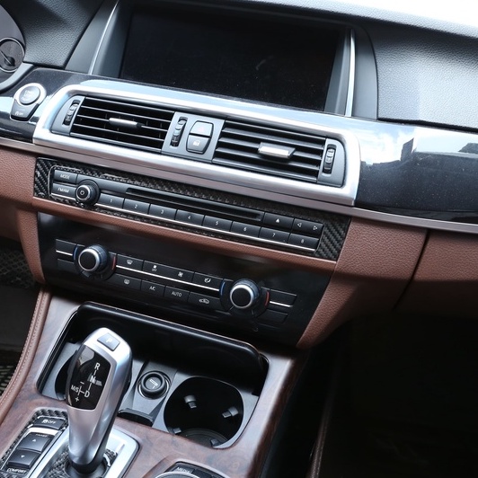 BMW F10 F11 真碳纖維貼片 中控台CD外框