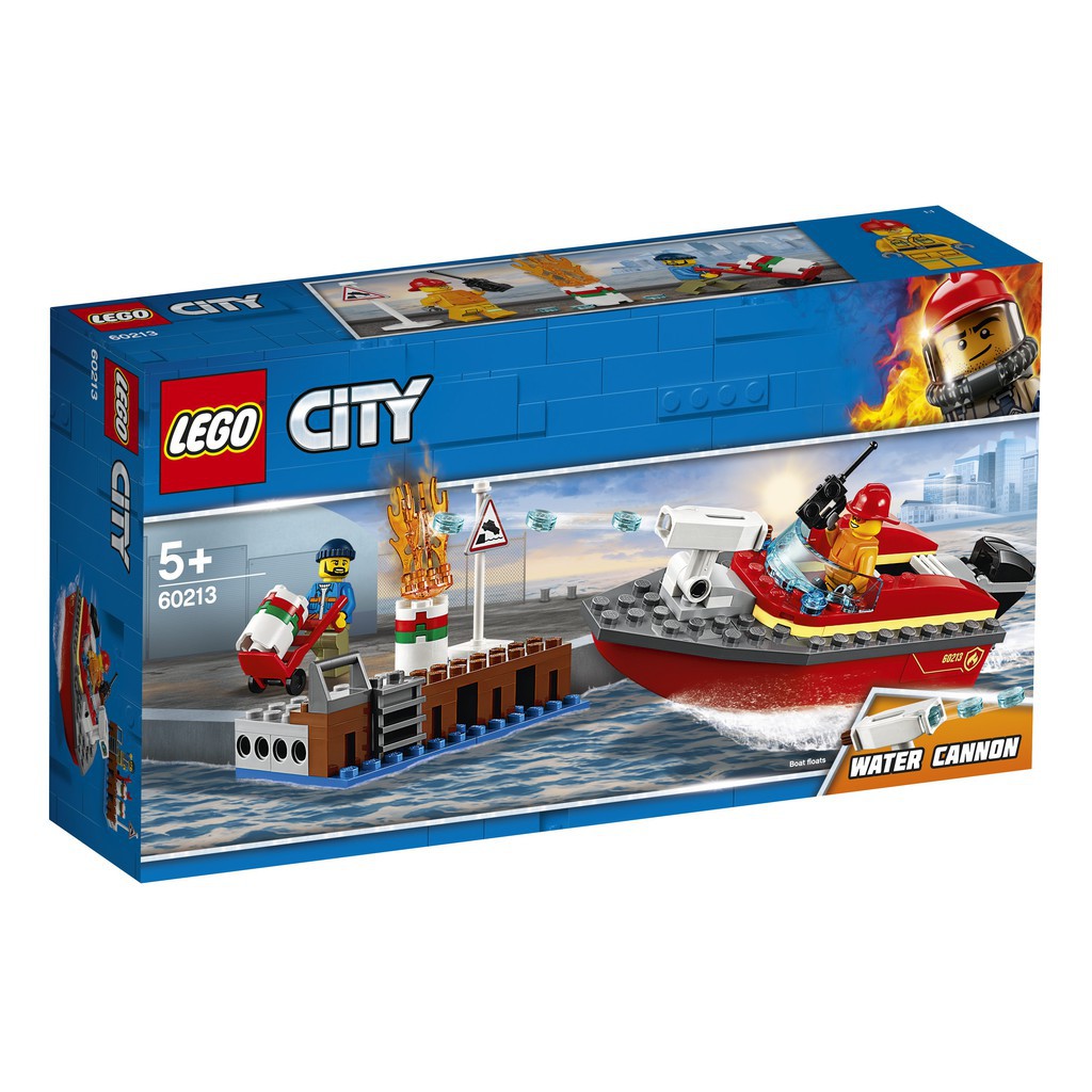 LEGO 樂高 60213 city 城市系列 碼頭火災