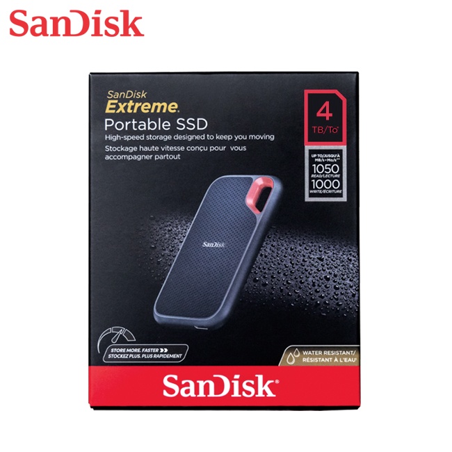 【台灣保固】SanDisk Extreme E61 4TB Type-C 行動固態硬碟 高速 1050MB/s