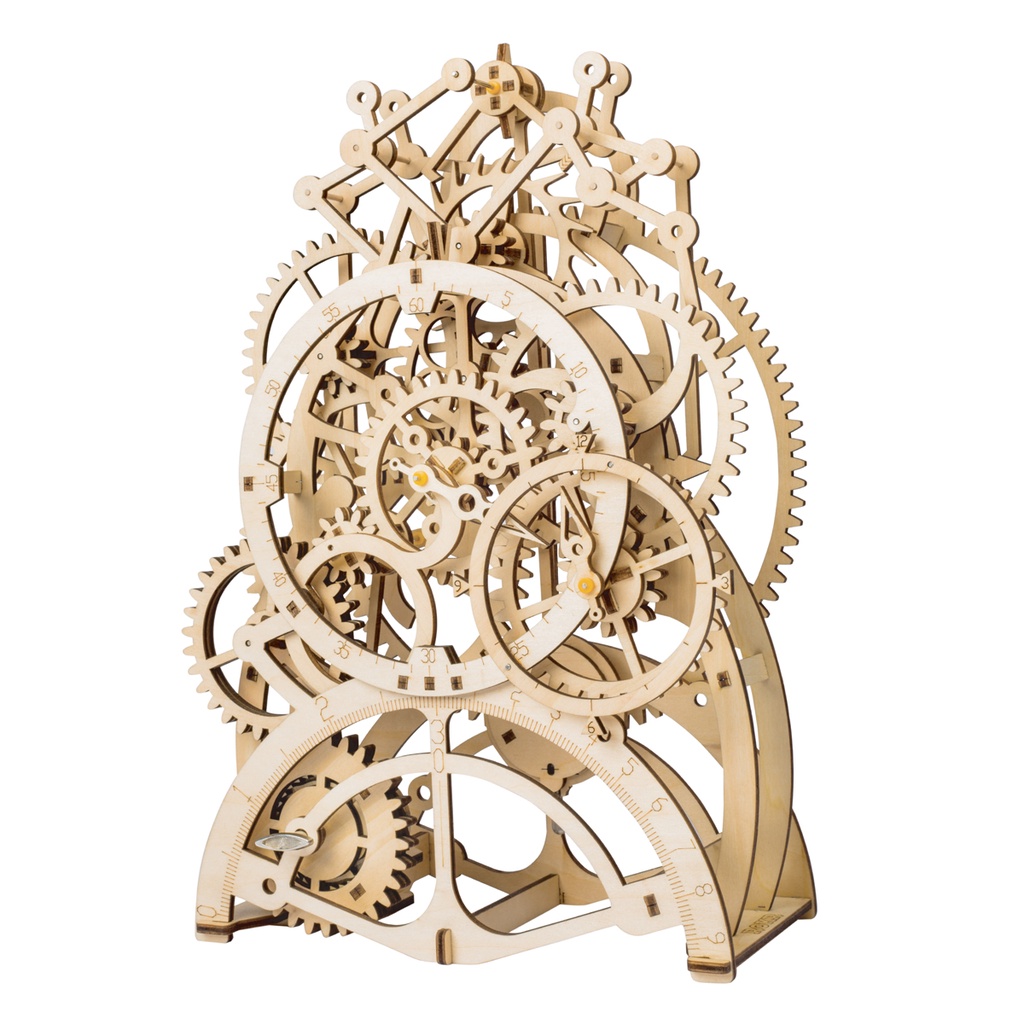 【喵喵模型坊】Robotime 3D立體 木製拼圖 機械工業系列 LK501 鐘擺