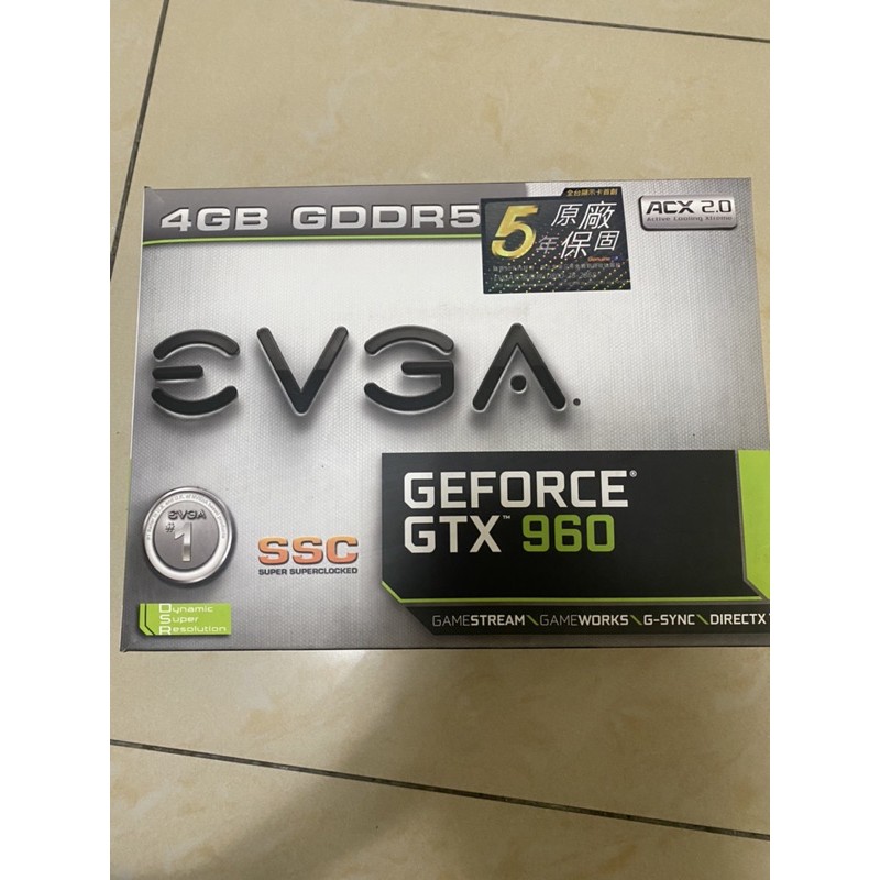 EVGA GTX960(4GB)顯示卡