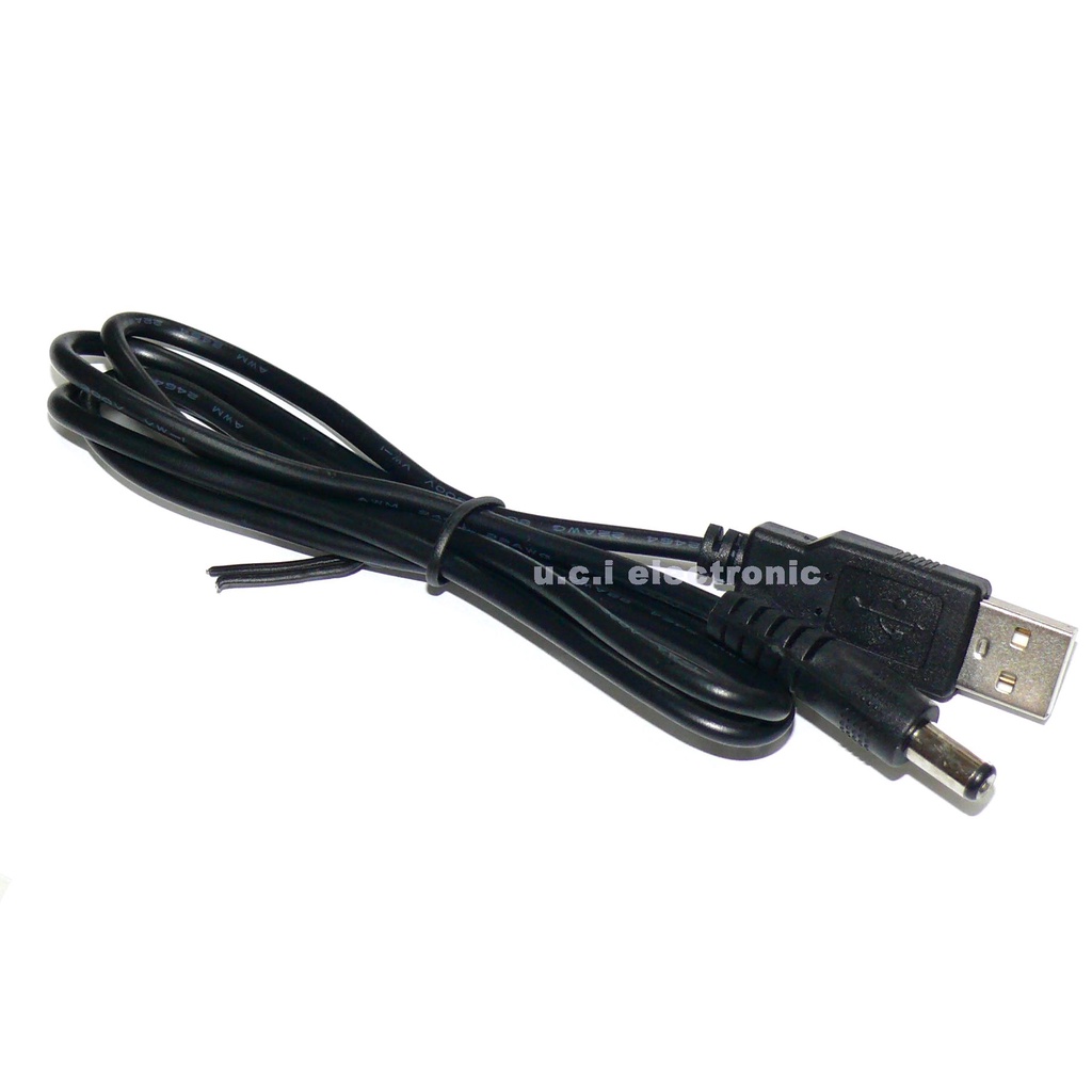 【UCI電子】(K-4) dc電源線USB轉DC5.5*2.1充電線dc適配器充電線 1米