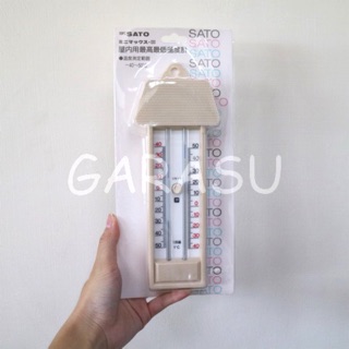 SATO最高最低溫度計 ◆ 溫度計 ◆ 酒精溫度計 ◆ 水銀溫度計 ◆ GARASU實驗器材