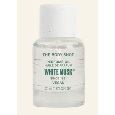 @美國碧昂絲@The Body Shop 美體小舖 白麝香絲柔氛香油--20ml 新款無盒裝(台灣專櫃+美國官網購買)