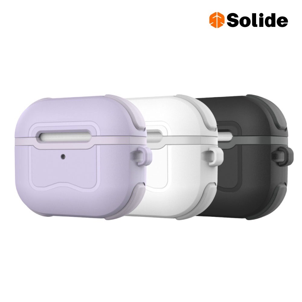 【通通買3C】Solide 索力得 AirPods3 POCKET 啵可抗菌防摔保護殼 軍規防摔