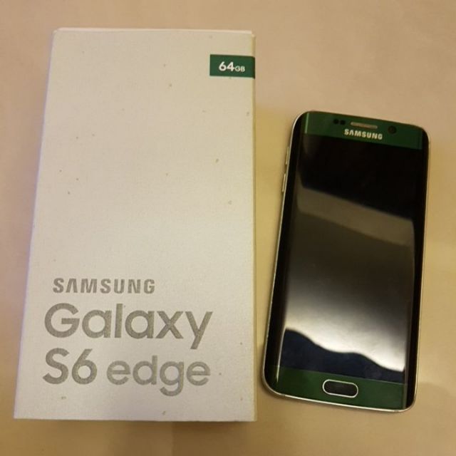 Samsung s6 edge 64g 墨綠色