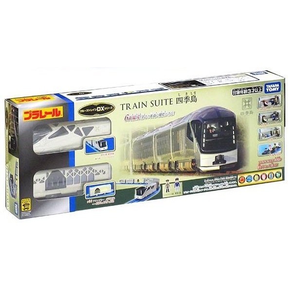 【美國媽咪】TP16124 正版 電車 多美 DX四季島號列車 PLARAIL 鐵道王國 (不含軌道) 帶燈 火車 禮物