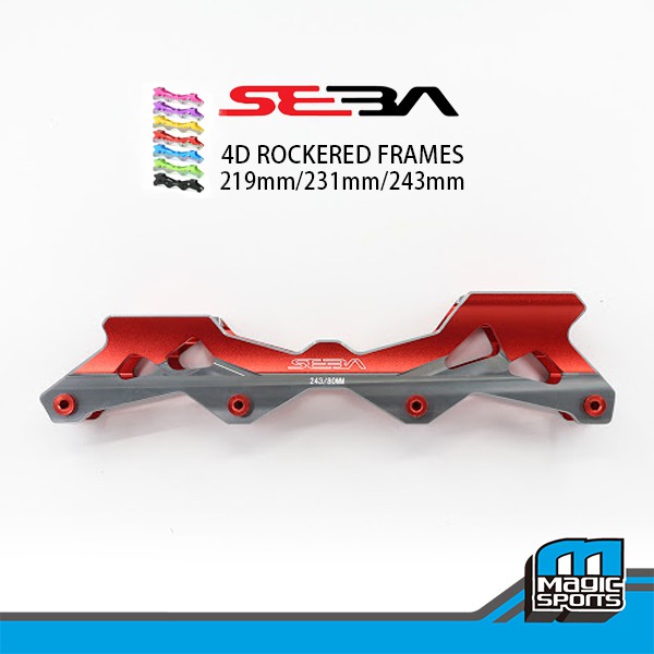 【第三世界】[SEBA 4D ROCKERED FRAMES刀架]自由式輪滑 平花鞋 直排輪 seba