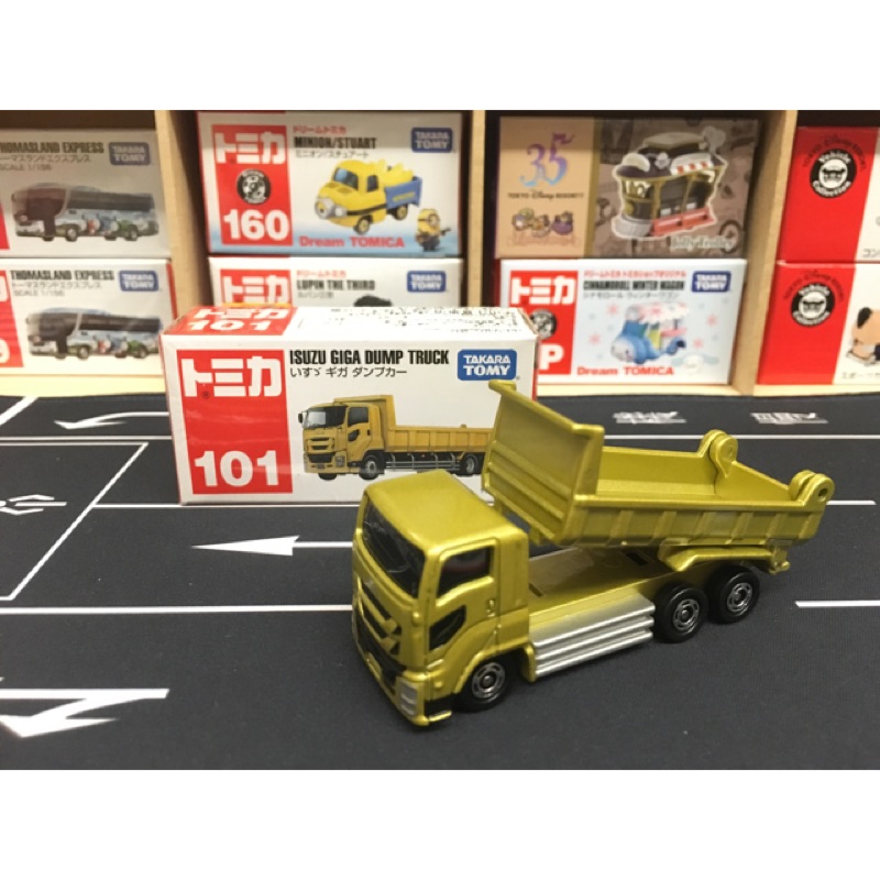 《工程》Tomica No.101 砂石車 ISUZU GIGA Dump Truck 金色 全新現貨未拆