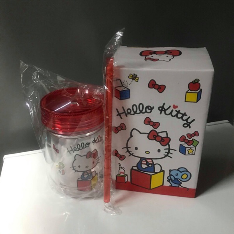 HELLO KITTY  KT梅森杯(附吸管)