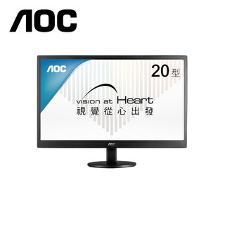 AOC 20型 E2070SWN (福利品)(寬)螢幕顯示器 現貨 廠商直送
