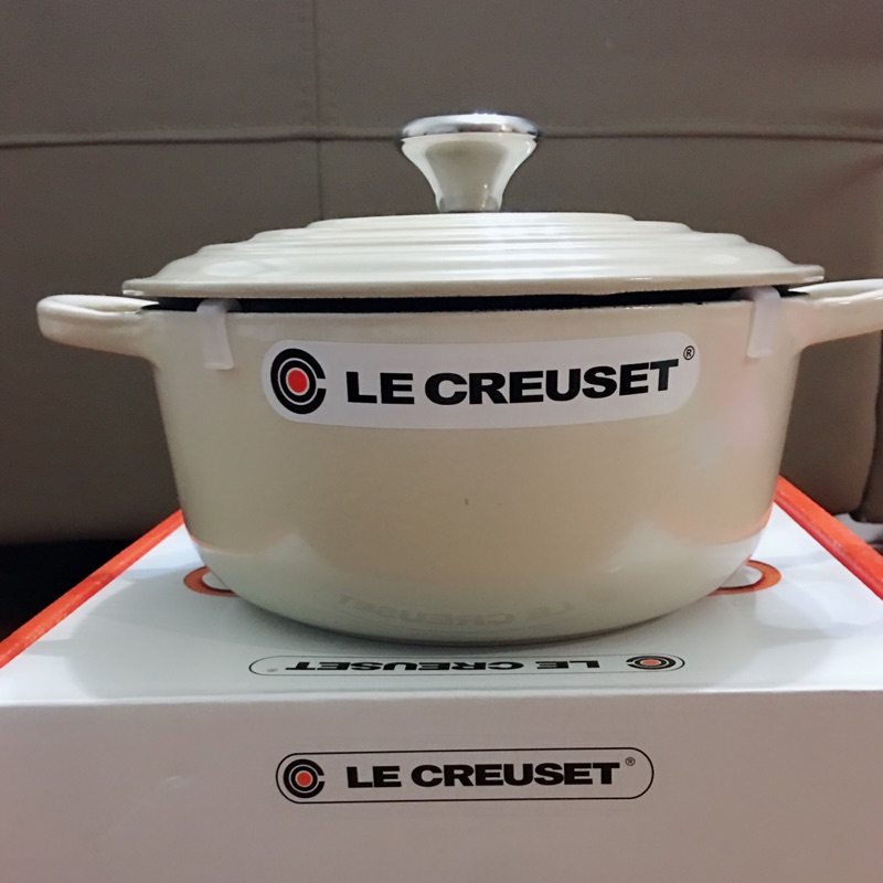 LE CREUSET法國鑄鐵鍋20公分（圓型）