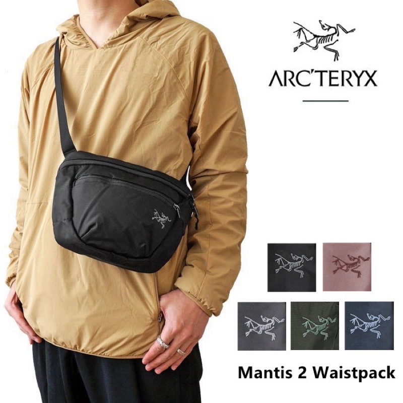 現貨ARC'TERYX始祖鳥 ARCTERYX MANTIS  單肩包斜挎包腰包胸包戶外運動休閒包手機MAKA包包