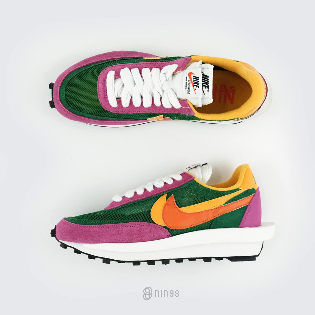 NIKE SACAI LD WAFFLE 桃紅BV0073301 | 蝦 